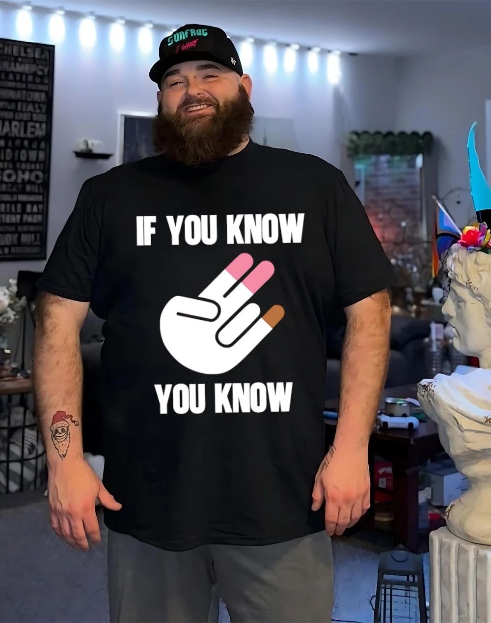 If you know you know hand shirt
