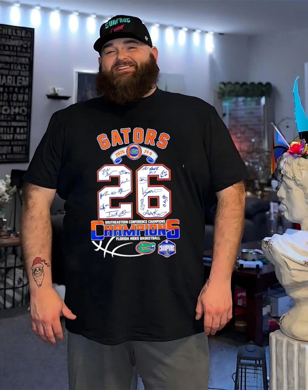 Florida Gators Men’s Basketball 26 SEC Champions signatures shirt