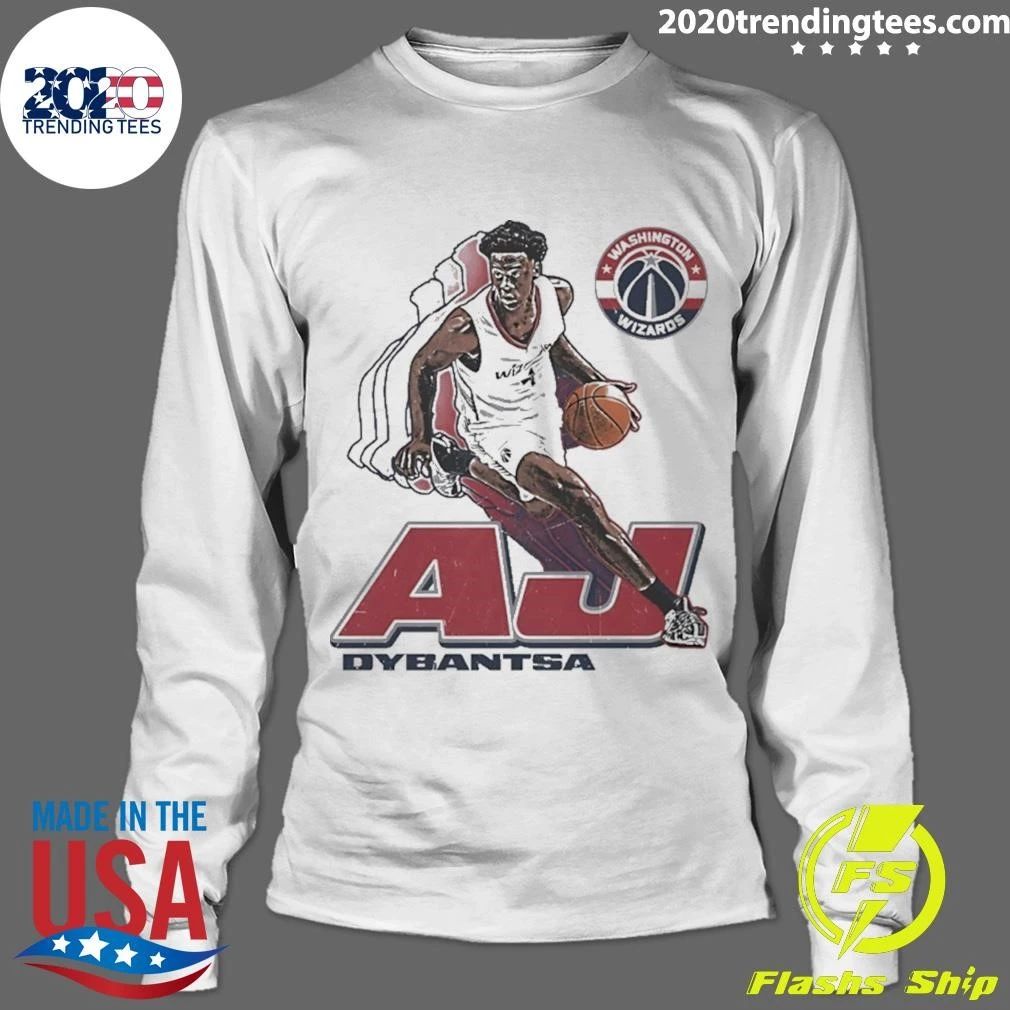 NBA Washington Wizards AJ Dybantsa Basketball Signature Shirt