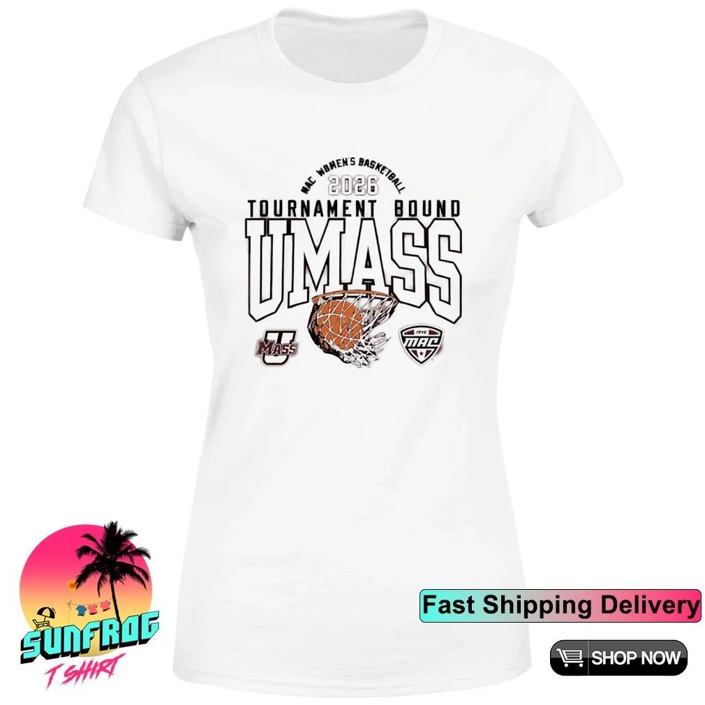 Massachusetts Minutemen MAC 2026 WBB Tournament Bound shirt