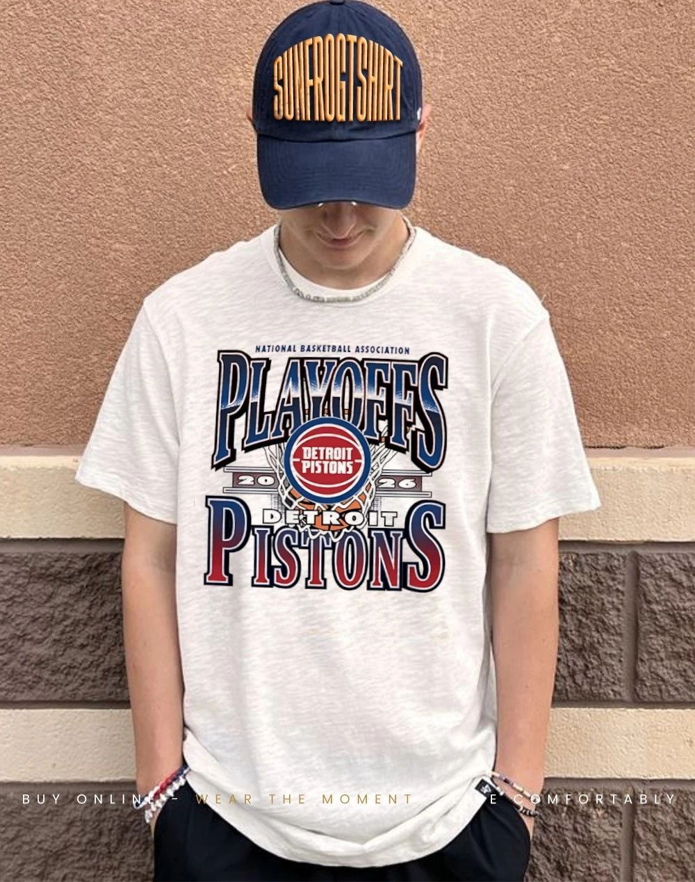 Detroit Pistons 2026 Playoff NBA Basketball shirt