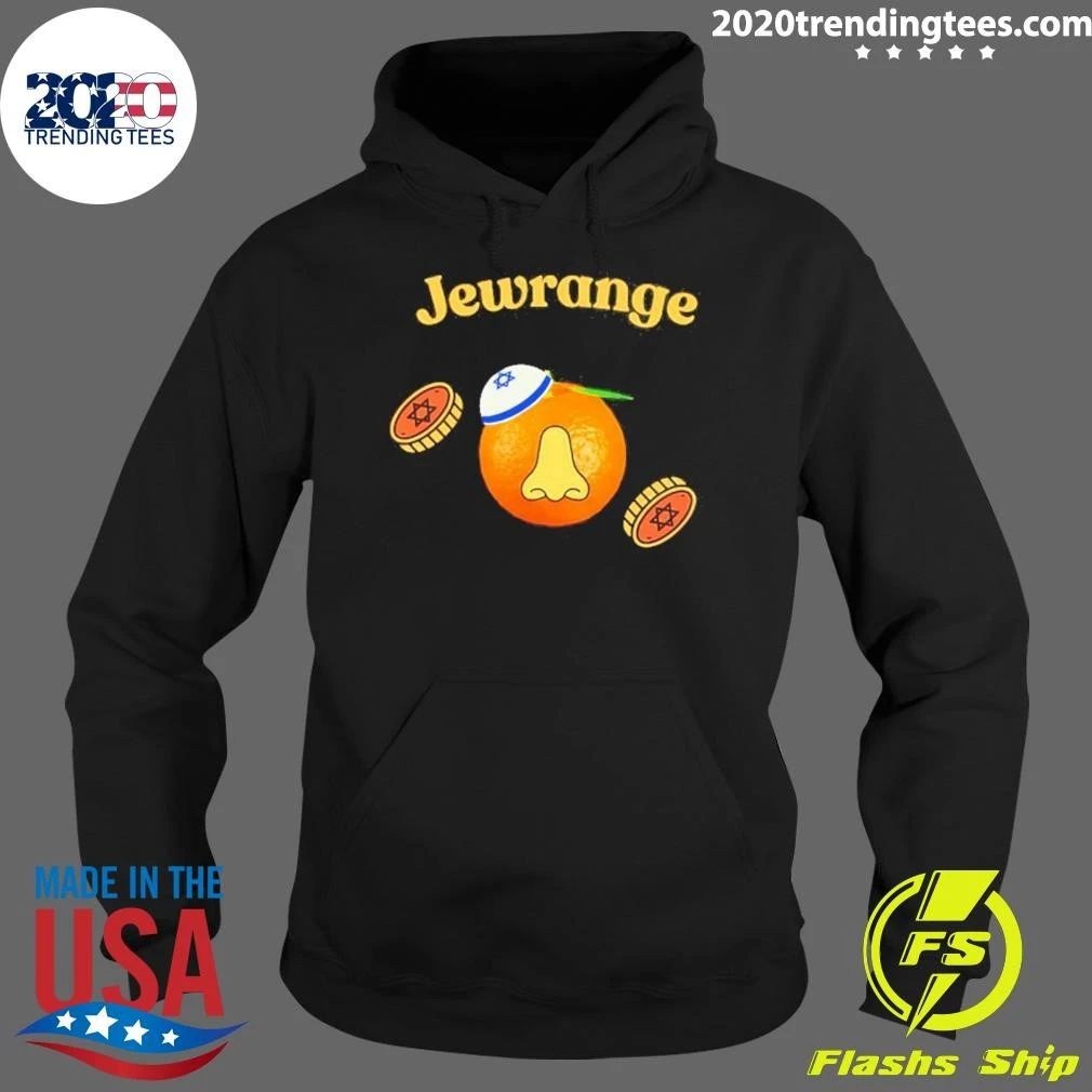 Jewrange Jewish Orange Pun Star Of David Shirt