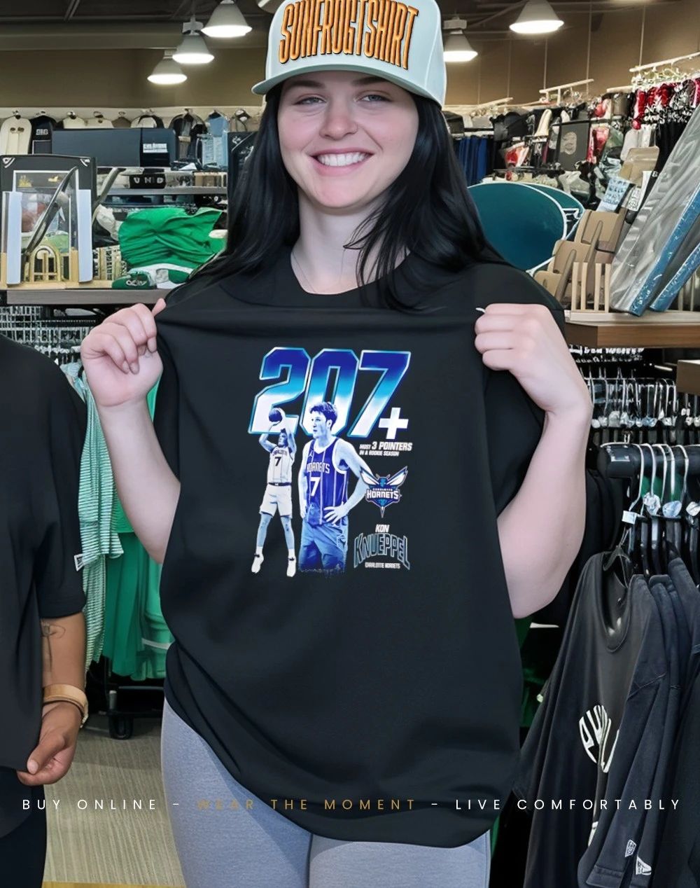 Kon Knueppel Charlotte Hornets Most 3 Pointers in a Rookie Season Milestone shirt