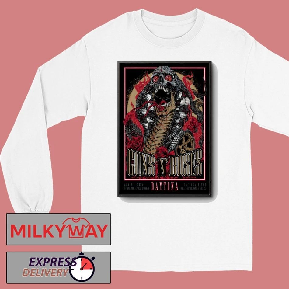Guns N’ Roses Daytona Beach FL 5 7 2026 Poster shirt