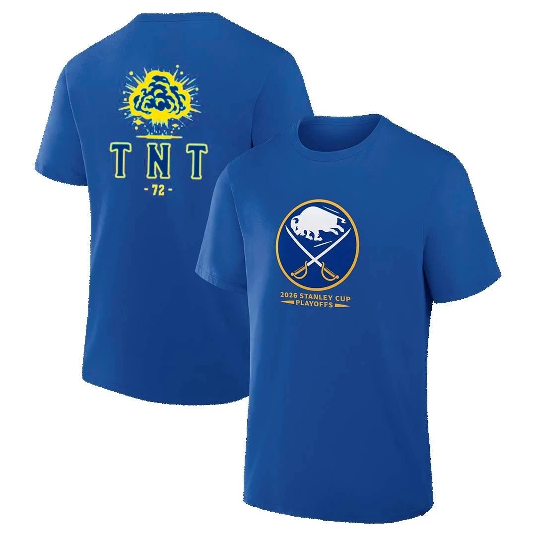 Buffalo Sabres TNT Tage Thompson front and back shirt