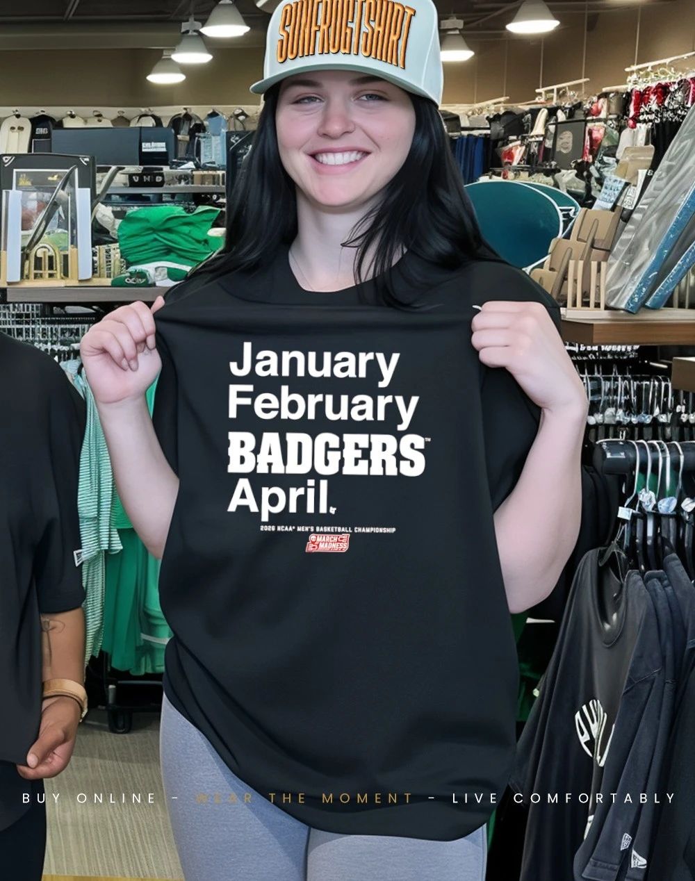 Wisconsin Badgers MBB 2026 March Madness Month January February Badgers April shirt