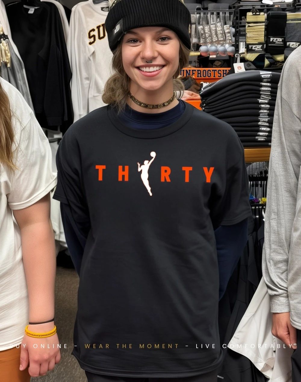 2026 WNBA 30th season logo shirt