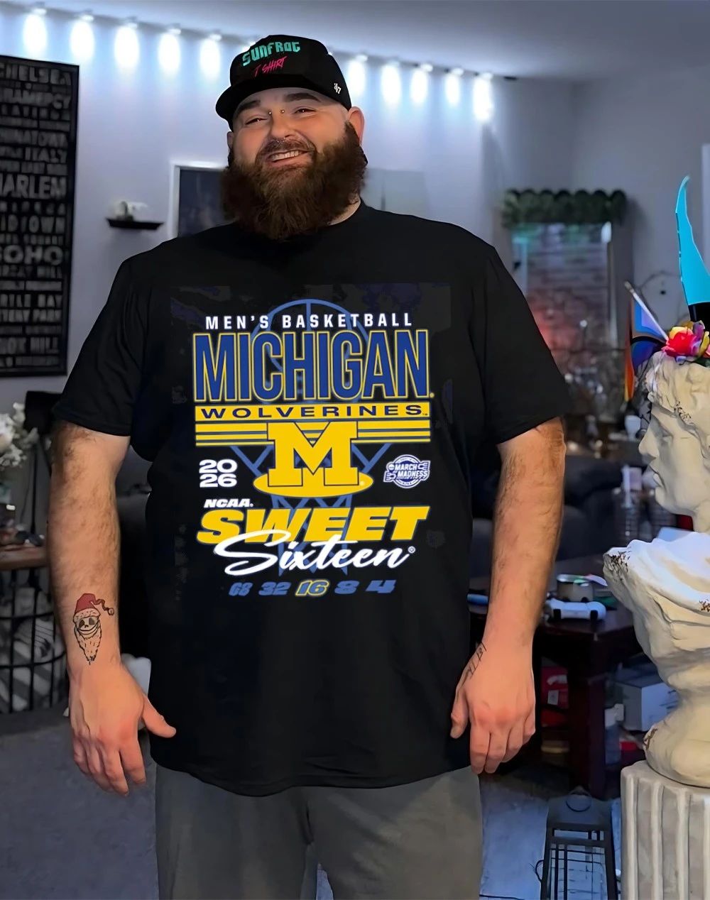 Michigan Wolverines 2026 NCAA March Madness Sweet 16 Bound shirt