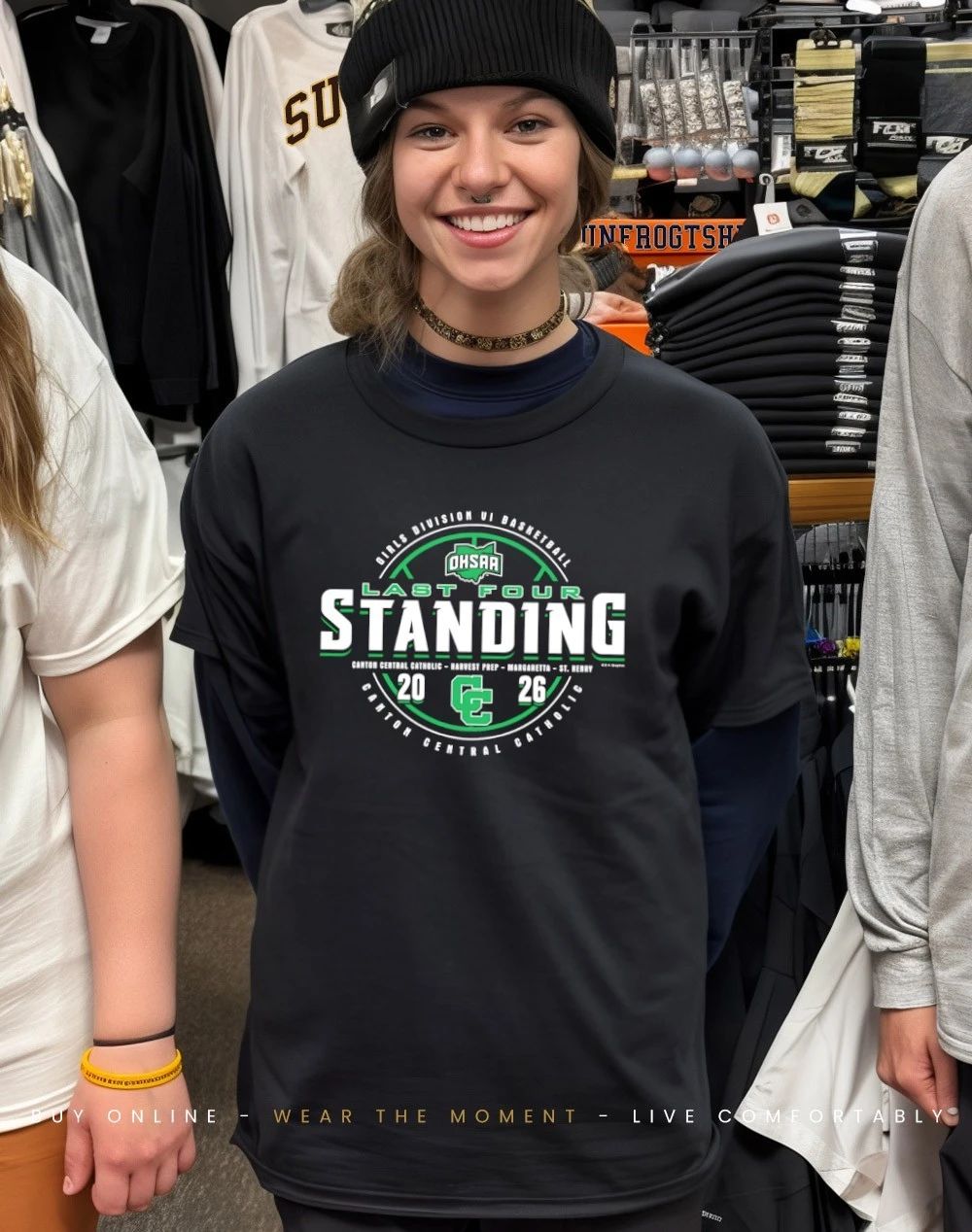 2026 OHSAA Girls Basketball D6 Last Four Standing Canton Central Catholic shirt