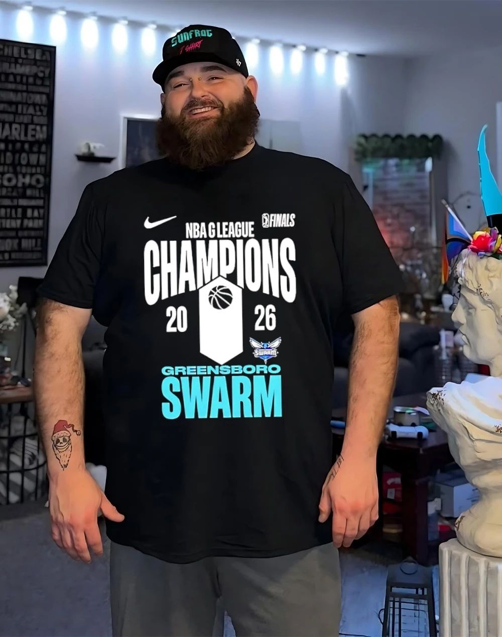 Greensboro Swarm 2026 NBA G League Champions shirt