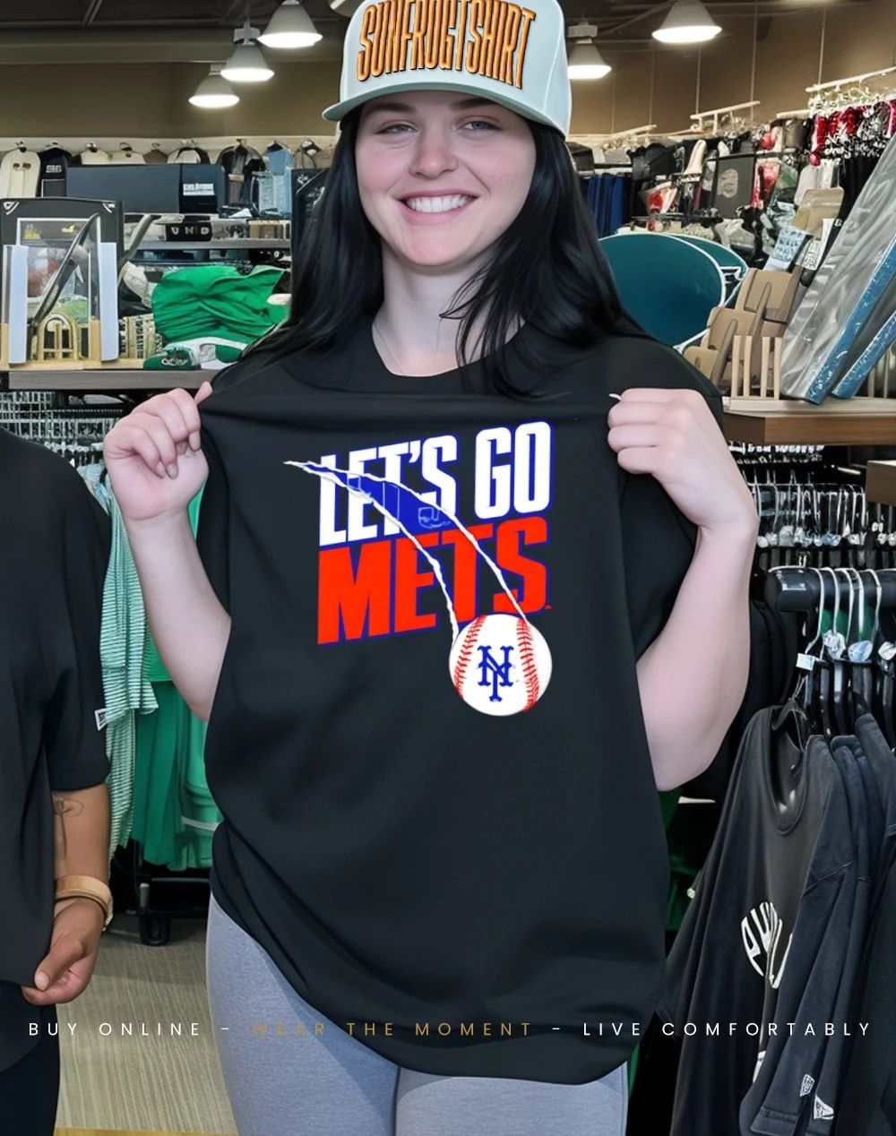 New York Mets Let’s Go Mets Royal Splitter shirt