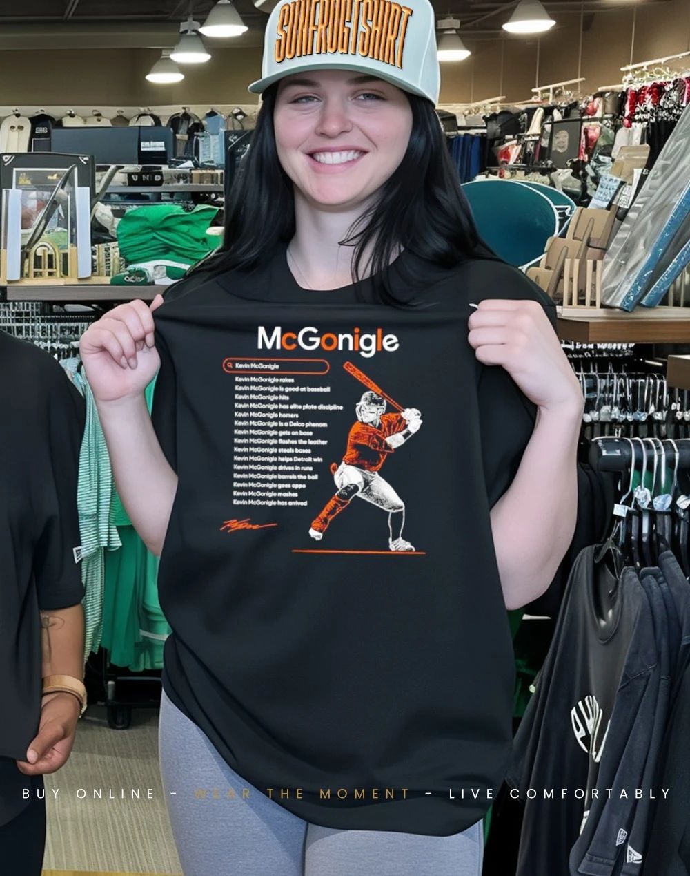 Kevin McGonigle Detroit Tigers baseball signature shirt