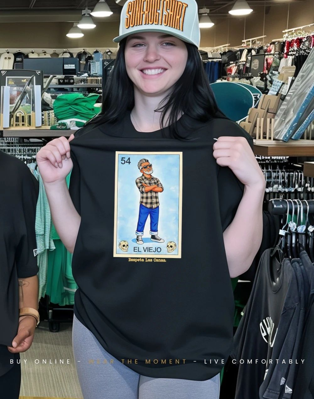 El Viejo Loteria Respeta Las Canas Card shirt