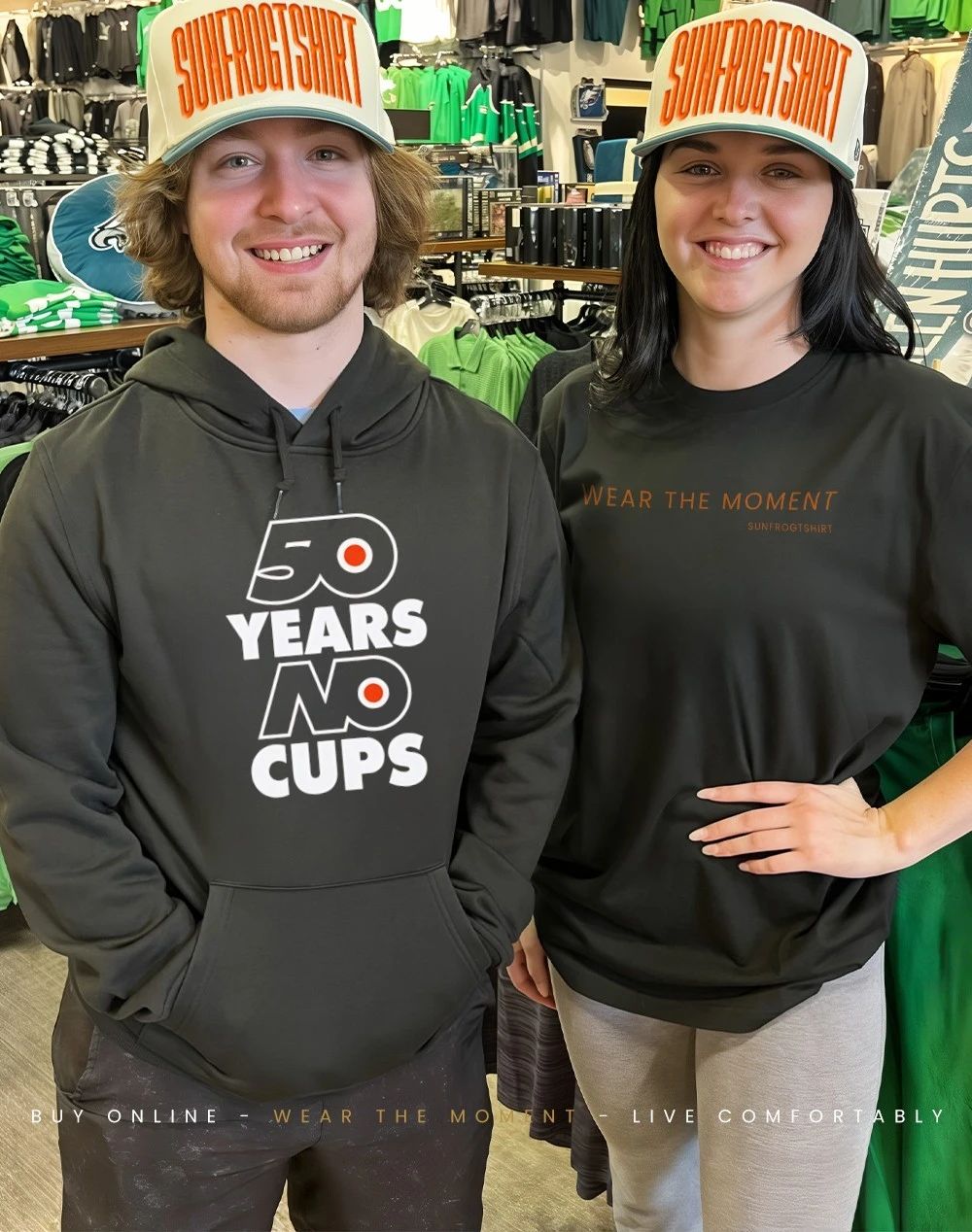 Philadelphia Flyers 50 Years No Cups Shirt