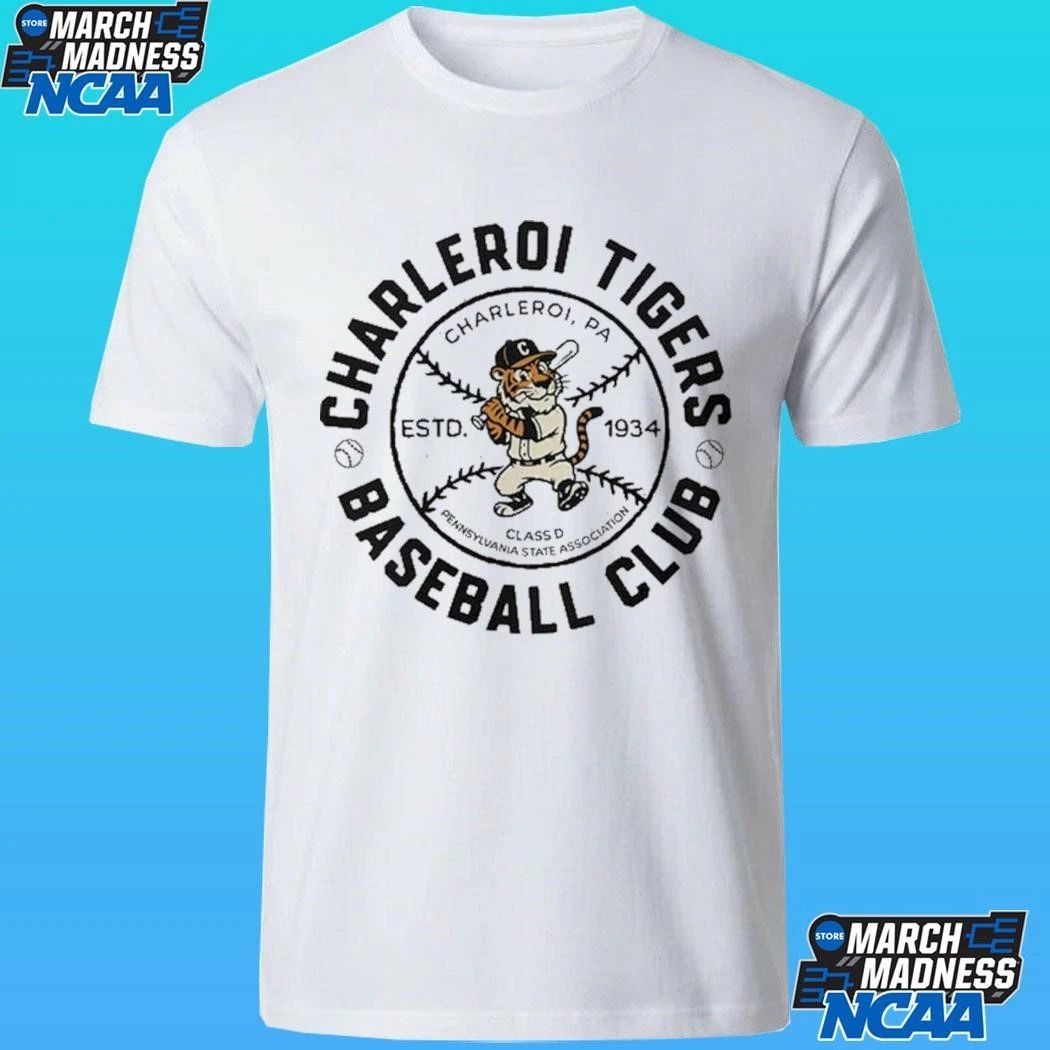 Charleroi Tigers Baseball Club Estd 1934 Shirt