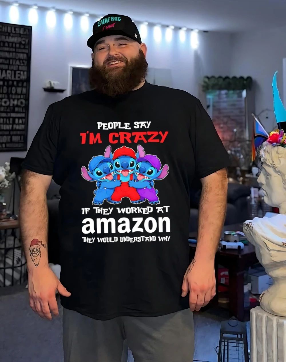 Bluey people say I’m not crazy I work at Amazon they would understand why shirt