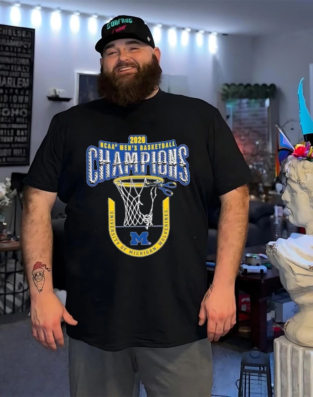 Michigan Men’s Basketball National Champions 2026 Short shirt