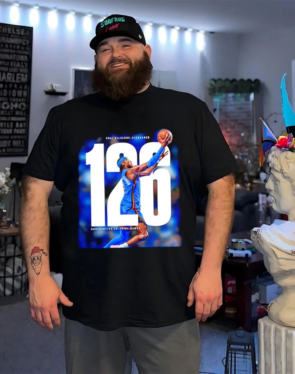 Shai Gilgeous-Alexander OKC Thunder 126 Consecutive 20-Point Games shirt