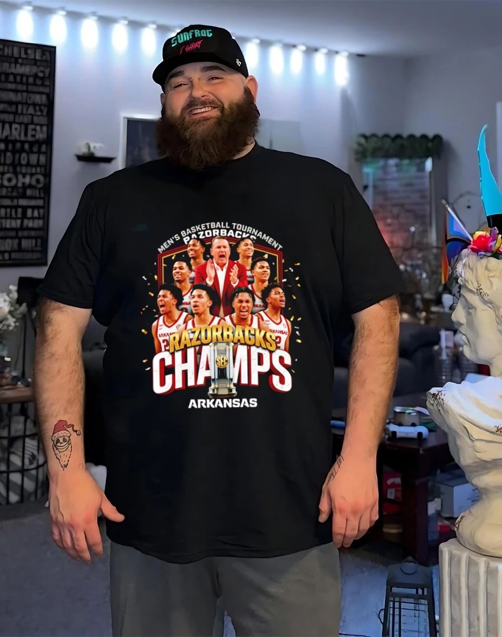 Arkansas Razorbacks Men’s Basketball Tournament Champs 2026 shirt