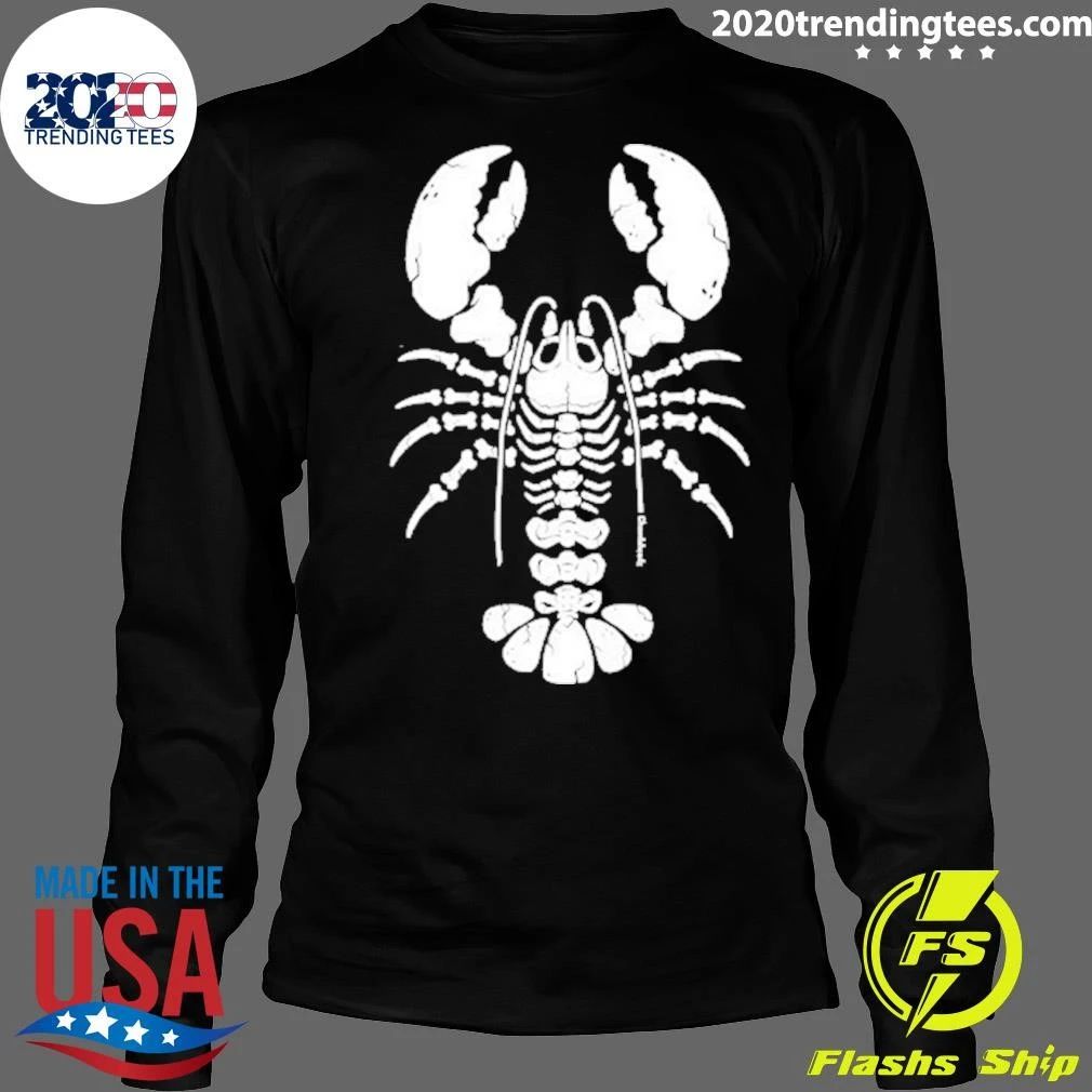 Lobstah Skeleton Halloween Shirt