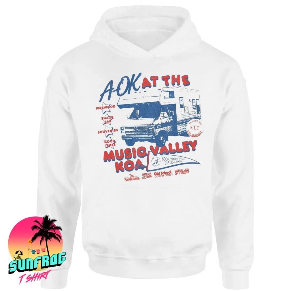 A-OK at the Music Valley KOA firewood snack bar souvenirs good times shirt