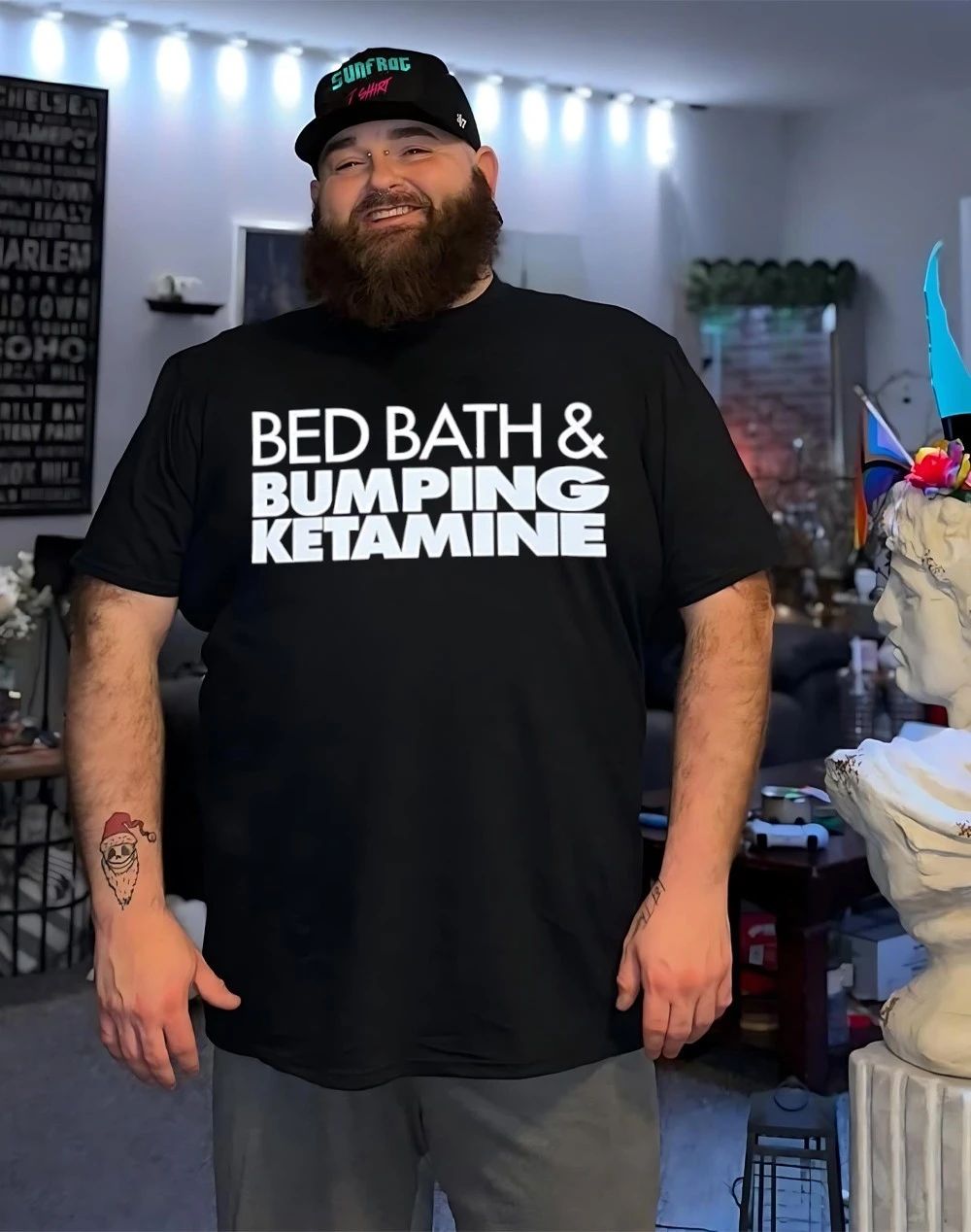 Bed bath and bumping ketamine humor shirt