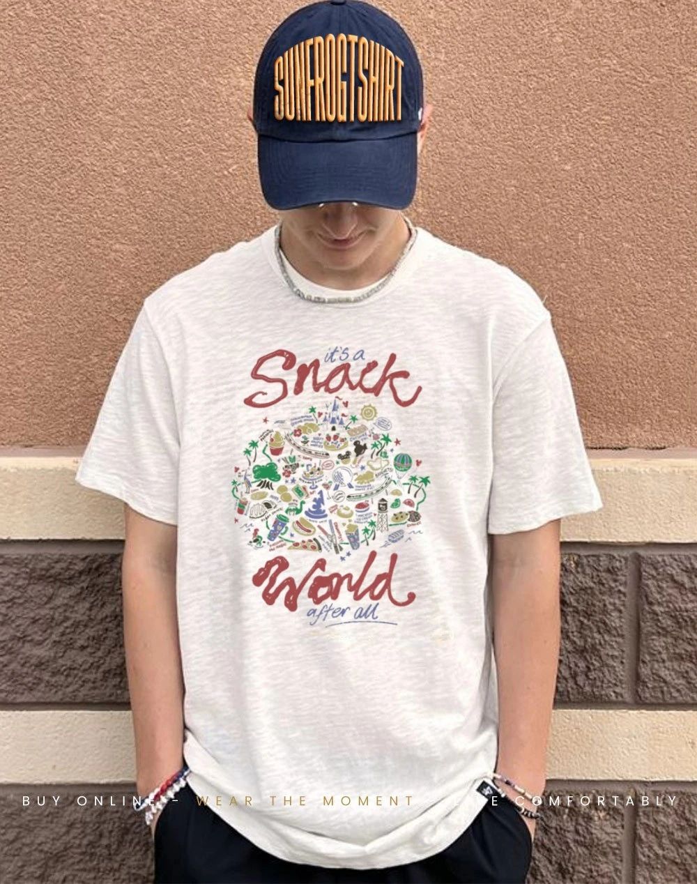 It’s A Snack World After All graphic shirt