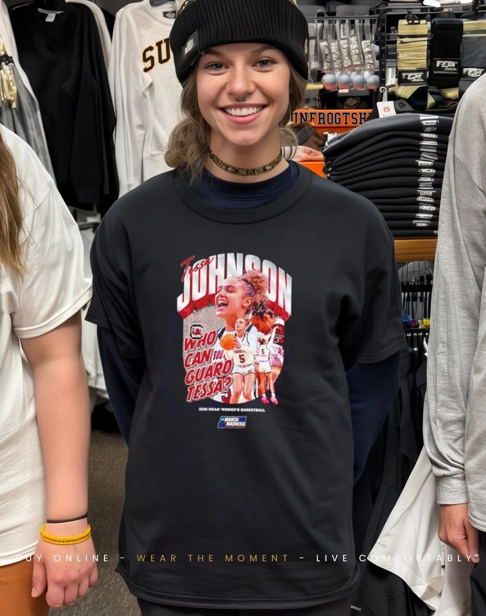 Tessa Johnson South Carolina Women’s Basketball NCAA 2026 who can guard Tessa shirt