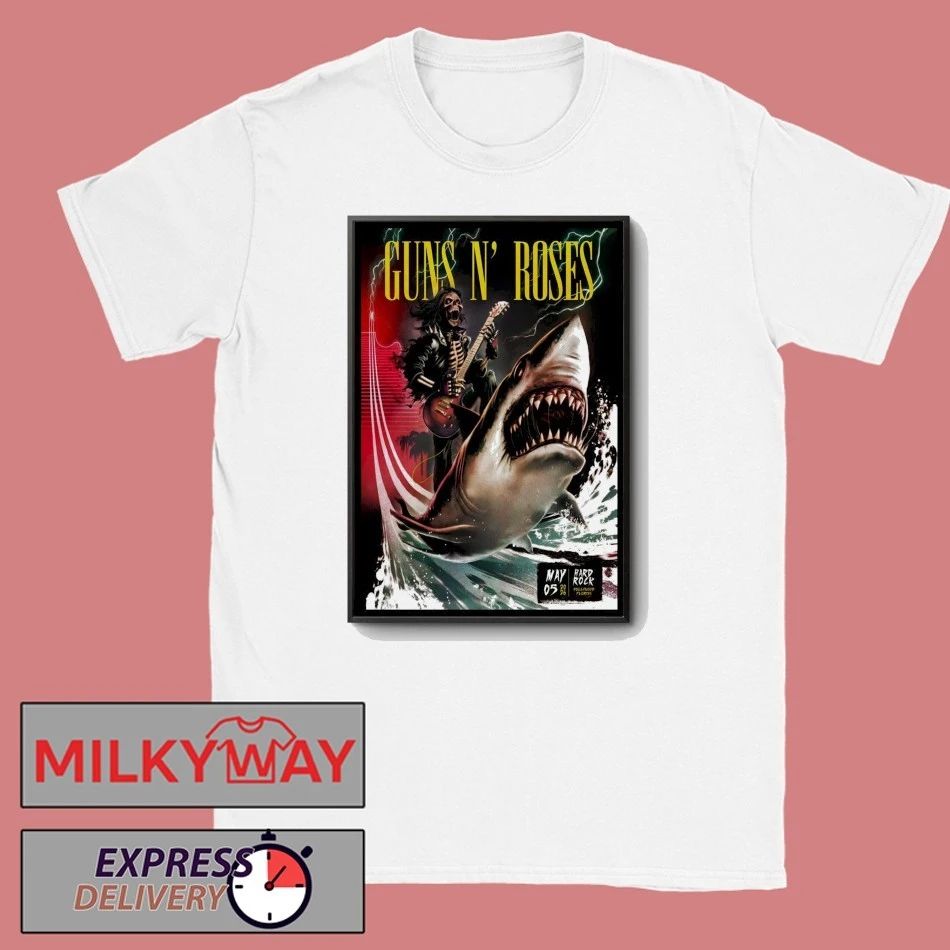 Guns N’ Roses In Hollywood FL On May 5 2026 Poster shirt