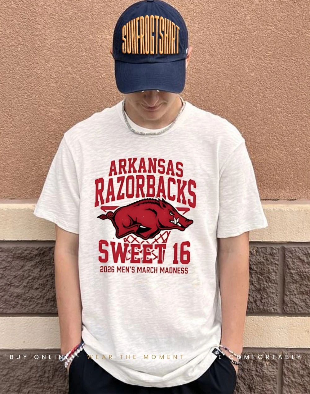 Arkansas Razorbacks Sweet 16 Men’s March Madness 2026 shirt