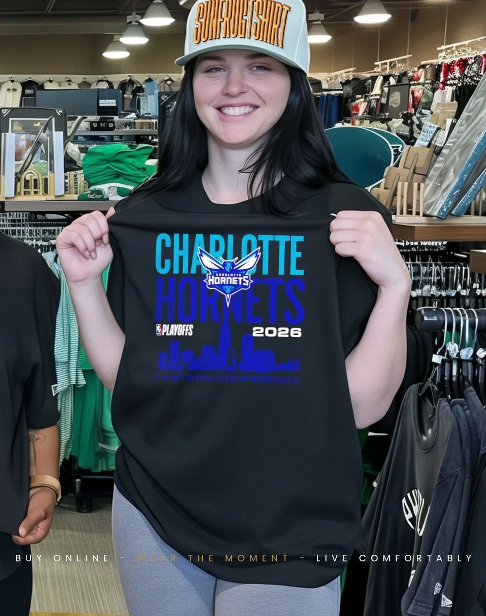 Charlotte Hornets 2026 NBA Playoffs Eastern Conference Skyline shirt
