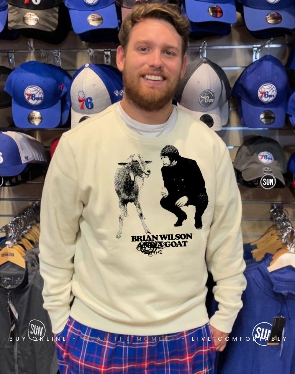 Brian Wilson is the goat shirt