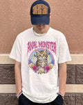 Kitten flowers anal monster shirt
