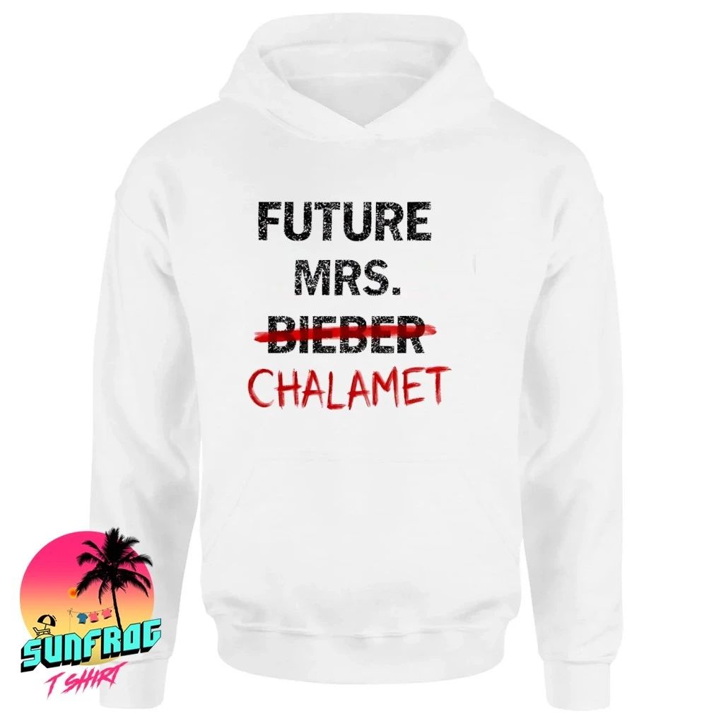 Kylie Jenner Coachella 2026 Future Mrs Bieber Chalamet shirt