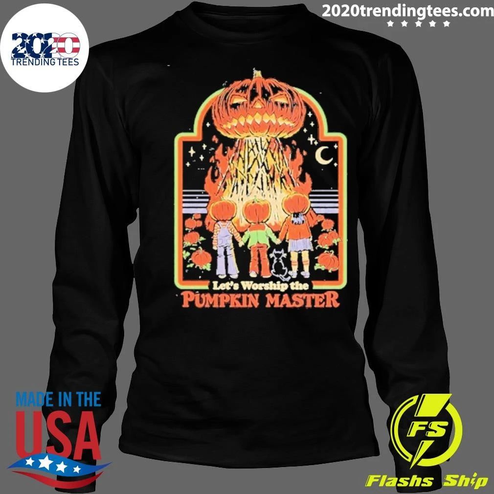 Let’s Worship The Pumpkin Master Halloween Shirt