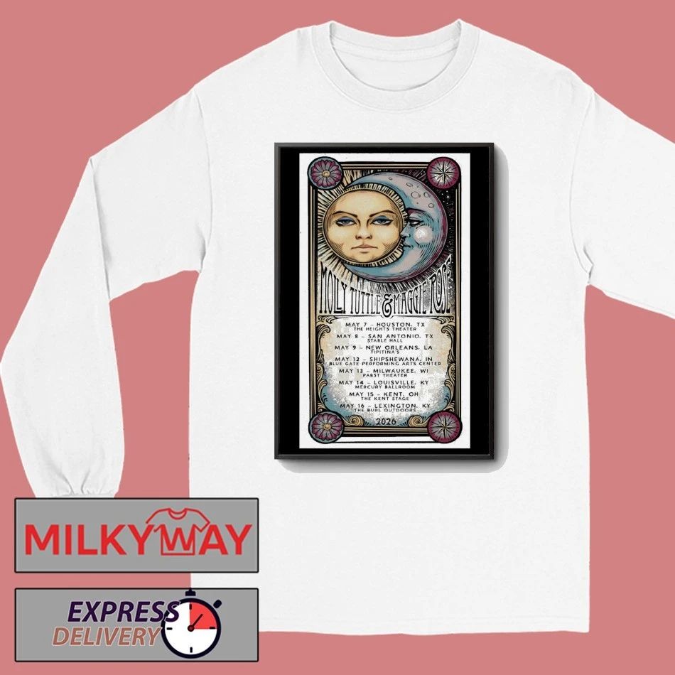 Molly Tuttle Co-Headline Tour 2026 Poster shirt