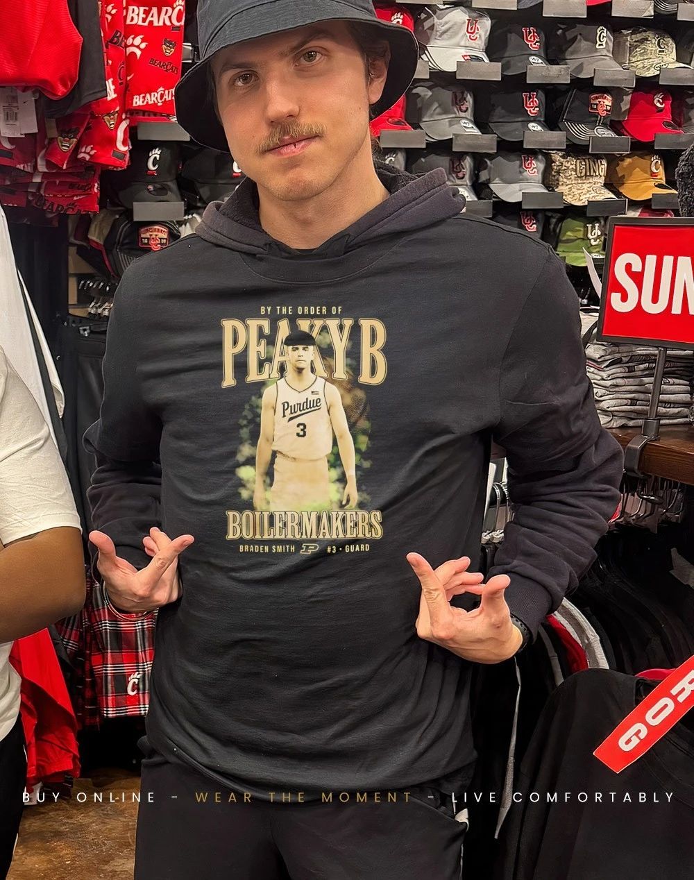 Purdue Boilermakers Basketball Braden Smith Peaky shirt