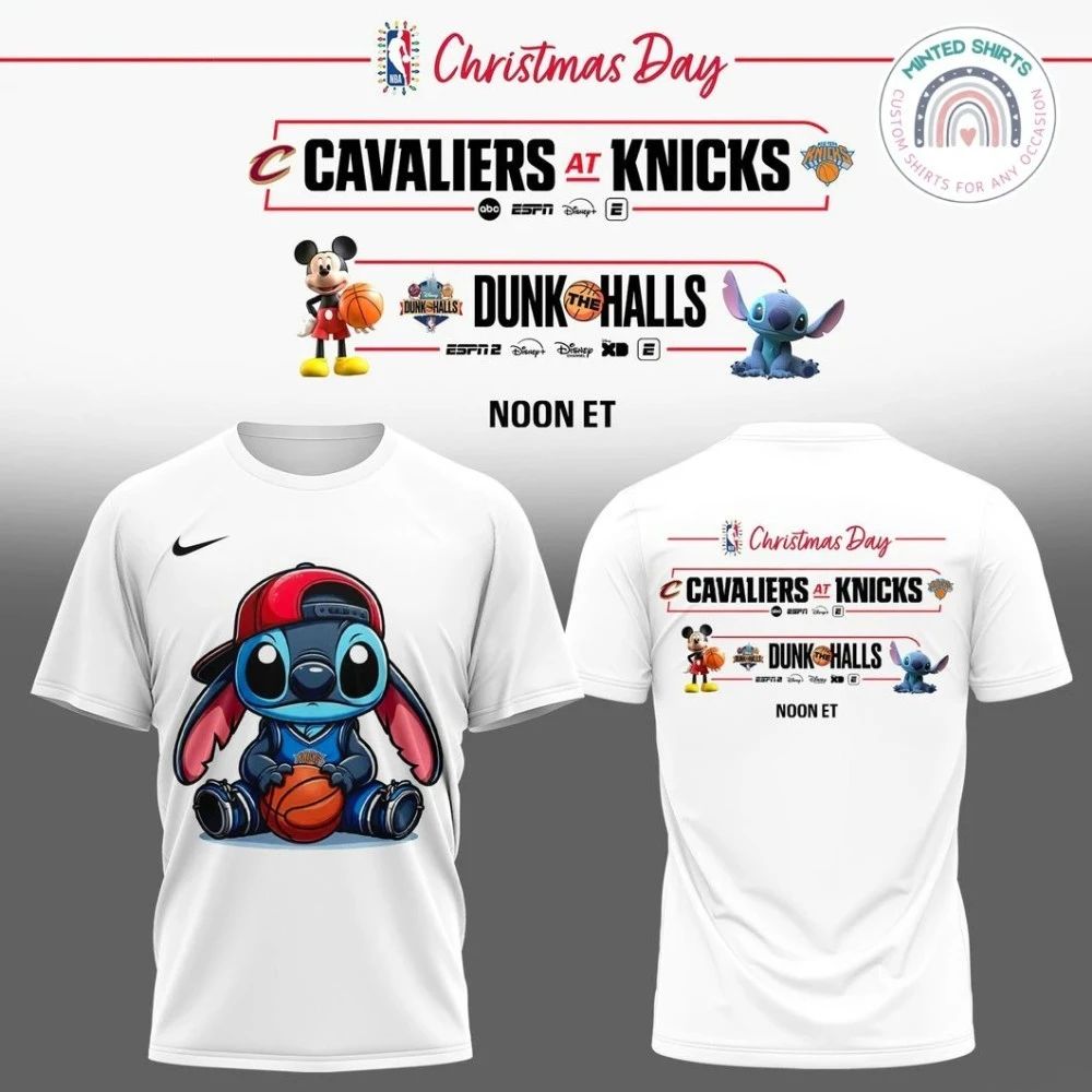 Dunk The Halls Knicks Christmas Hoops Special Shirt