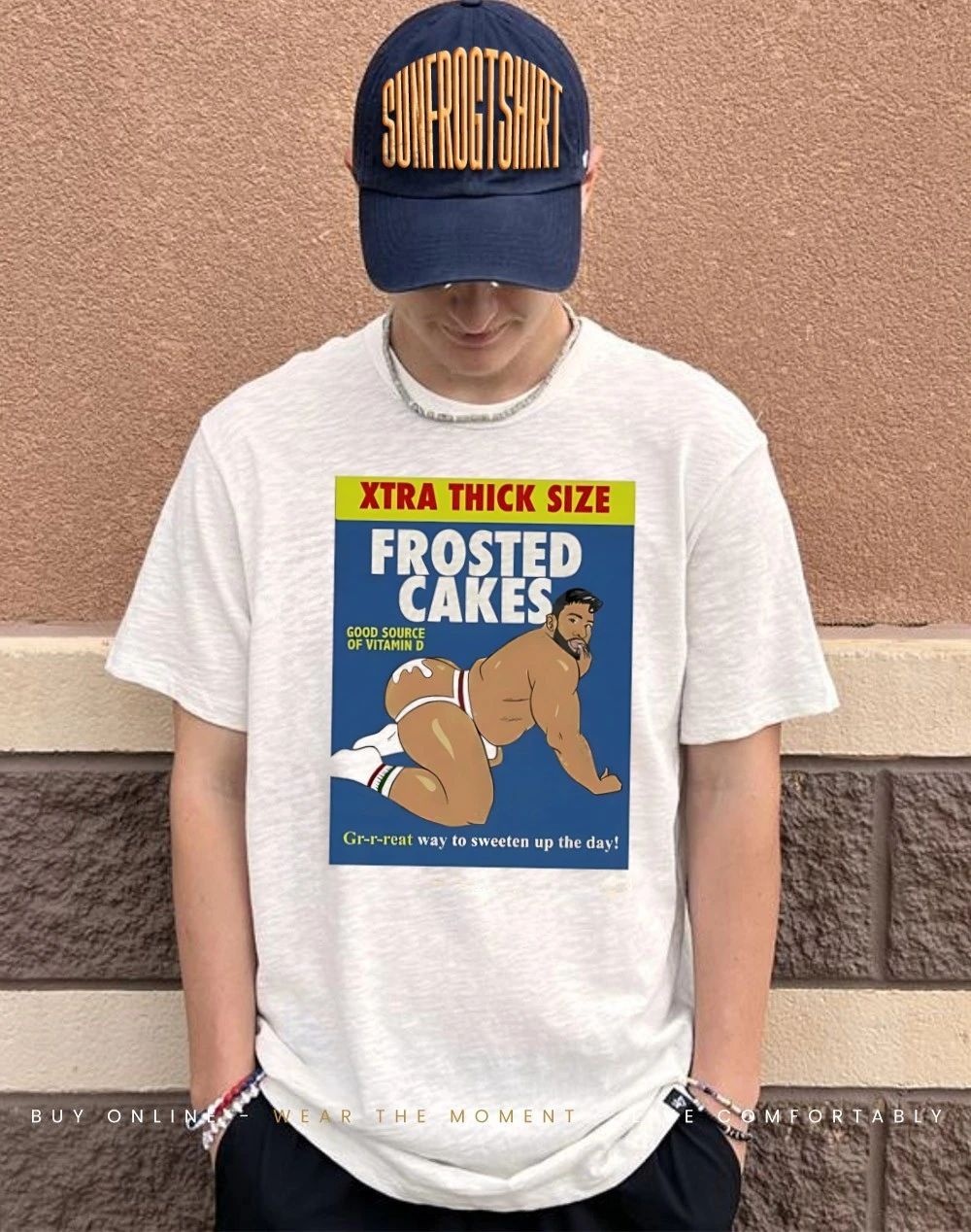 Extra thick size frosted cakes good source of vitamin D shirt