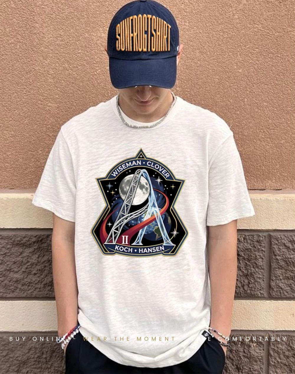 Artemis II Wiseman Clover Koch Hansen galaxy shirt
