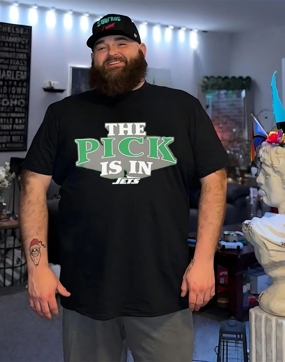 New York Jets The Pick Is In logo shirt