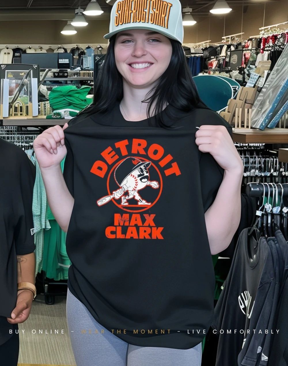 Max Clark Detroit Tigers Baseball Buddies cartoon shirt