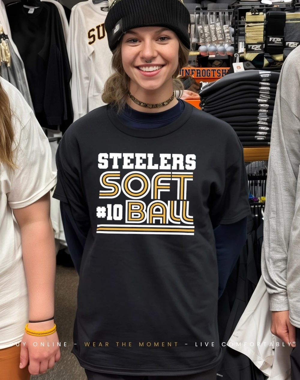 Custom team and number softball mom shirt