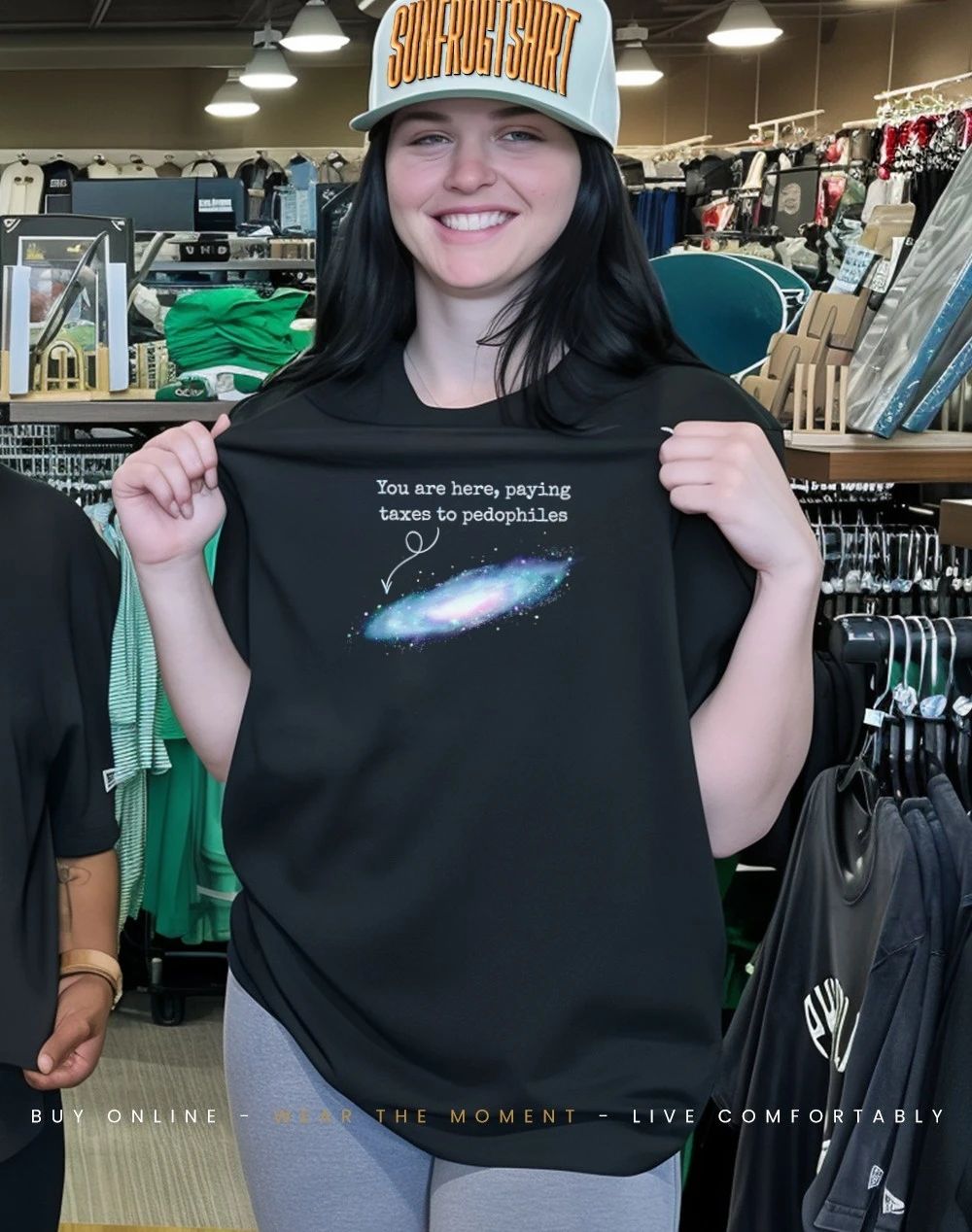 You are here paying taxes to pedophiles Galaxy ’26 shirt