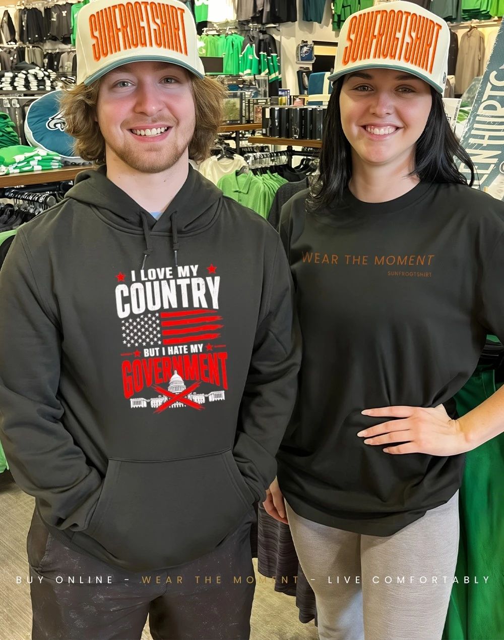 I Love My Country But I Hate My Government shirt