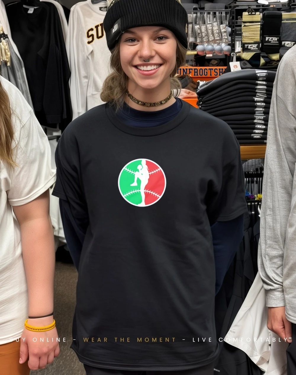 Italian Women’s Baseball 2026 logo shirt