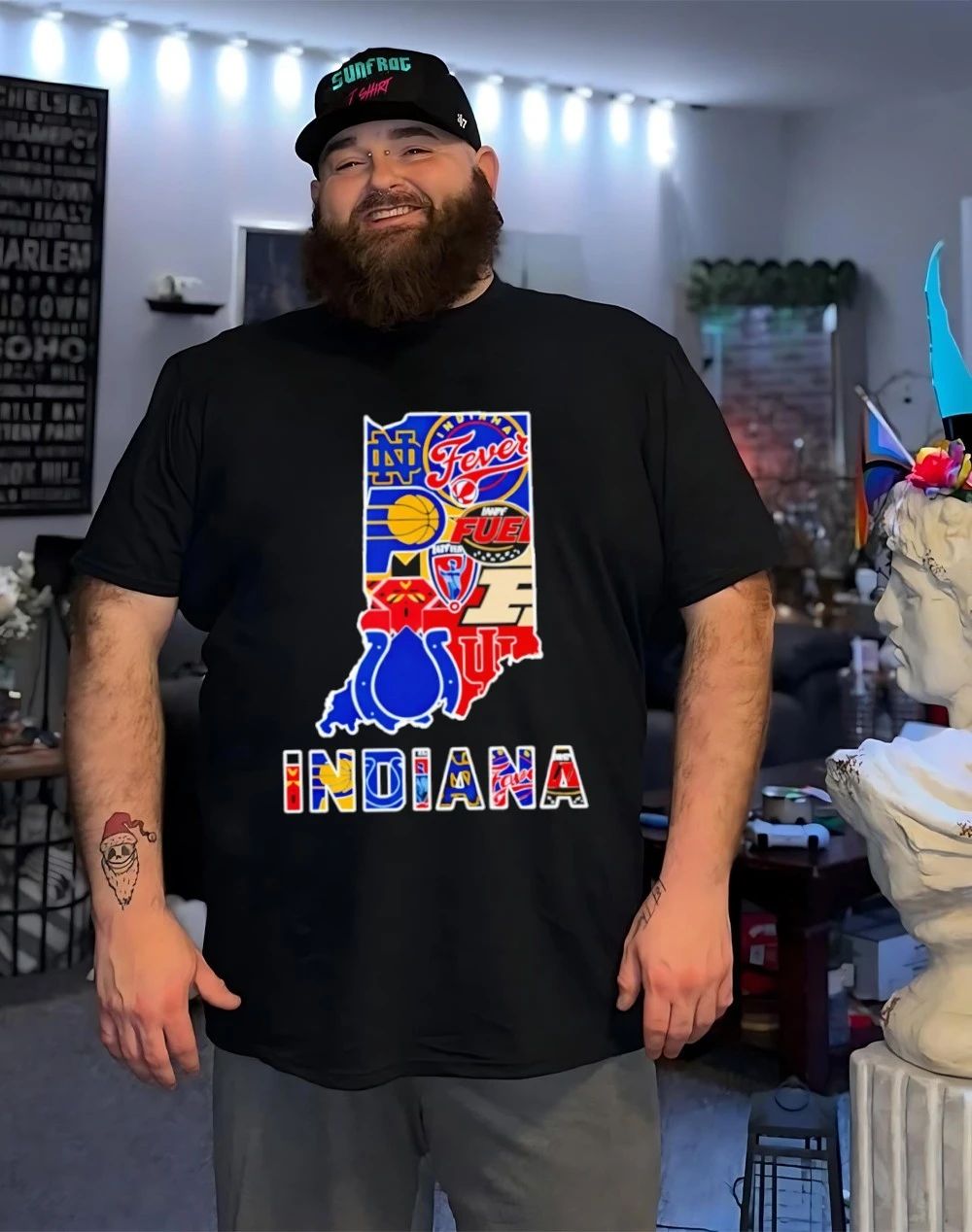 Indiana Sports Teams Graphic Transfer State shirt