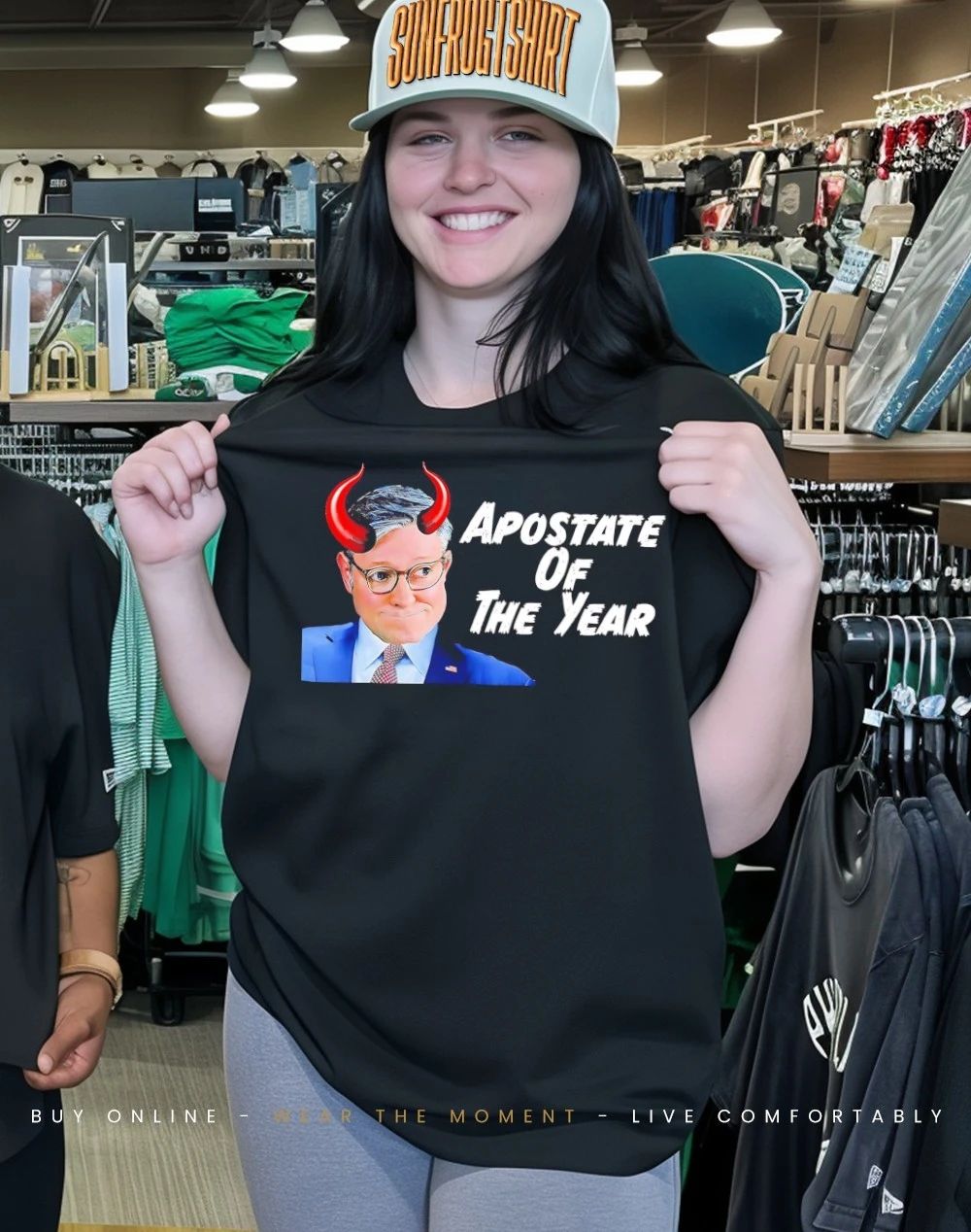 Mike Johnson devil apostate of the year shirt
