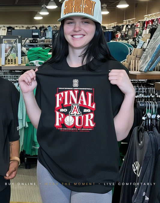 Arizona Wildcats Basketball 2026 NCAA Men’s Basketball Tournament March Madness Final Four shirt