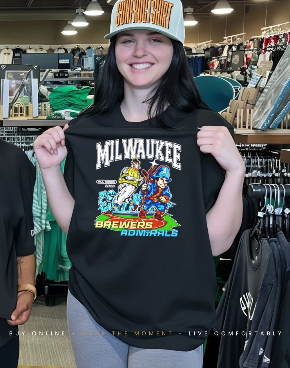 Milwaukee Brewers Milwaukee Admirals 2026 graphic shirt